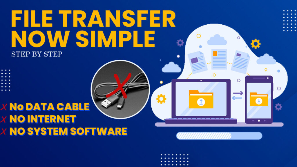 file transfer without cable and internet