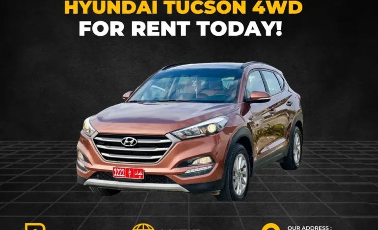 Hyundai Tucson 4WD – The Perfect SUV for Oman’s Roads