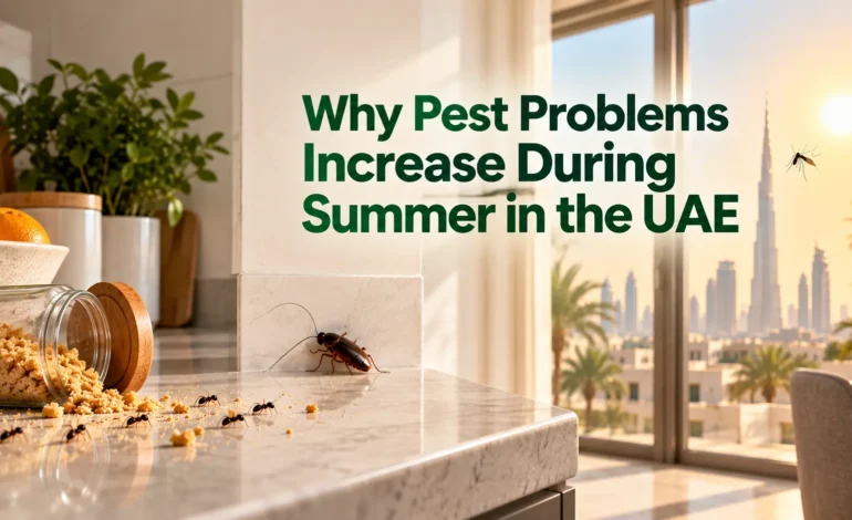 Why Pest Problems Increase During Summer in the UAE